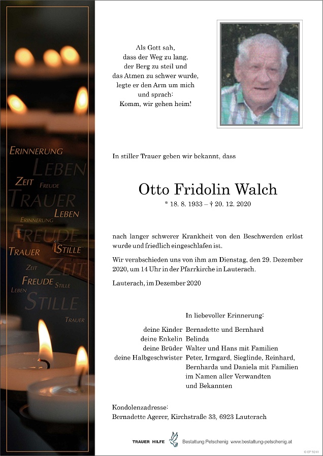 Otto Fridolin Walch